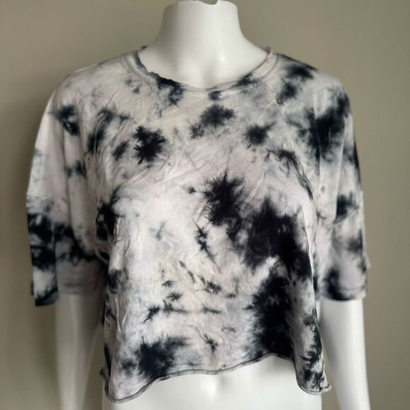 Somewhere In L.A. Cropped Tie Dye Tee - Picture 1 of 6